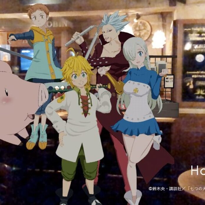 アニメ『七つの大罪 戒めの復活』の等身大デジタルフィギュアが3