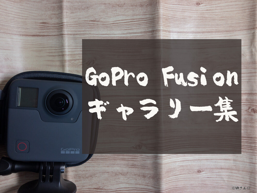GoPro Fusionで撮影した写真・動画コンテンツ