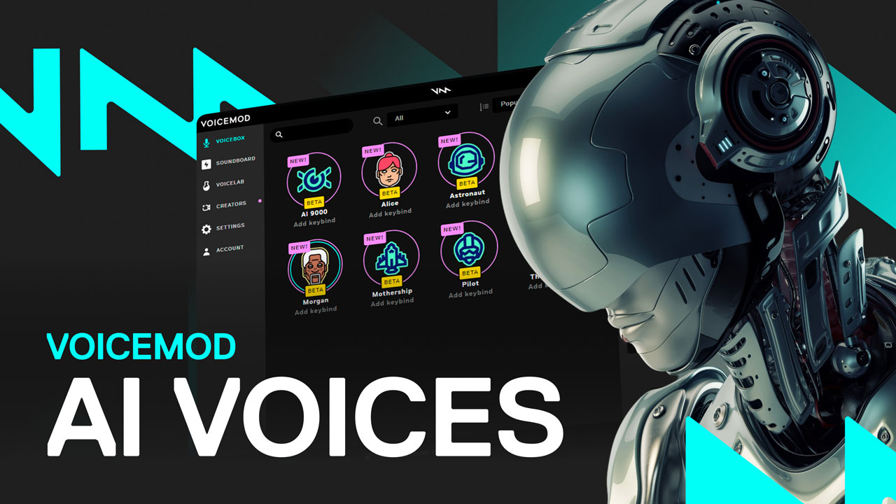 VoicemodがAIリアルタイムボイスチェンジャーをベータ版で無料提供開始！