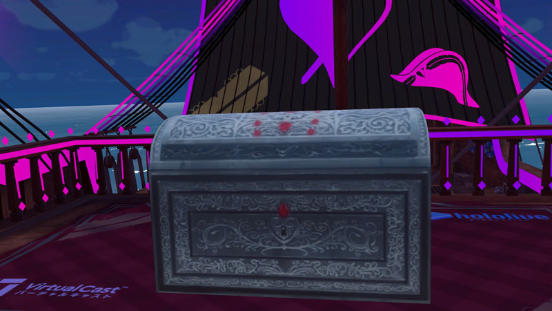 宝鐘マリンVRミニライブの演出