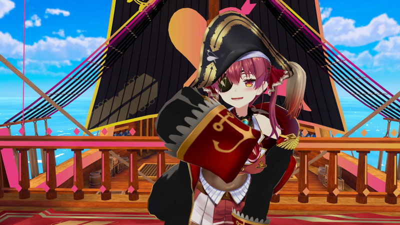 宝鐘マリンVRミニライブ|ラスト「Ahoy!! 我ら宝鐘海賊団☆」