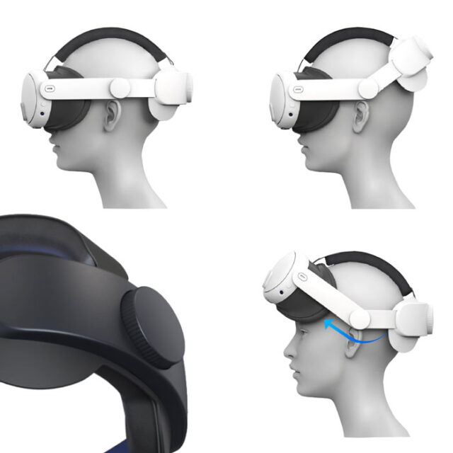 ROOX、Meta Quest 3用ヘッドストラップ「HMDダイヤルストラップ