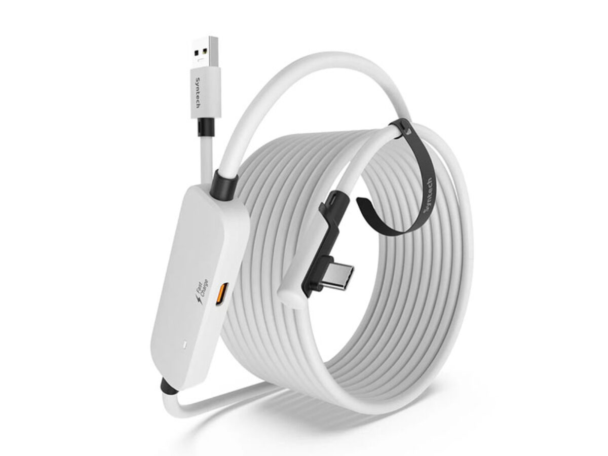 Meta Quest3でも有線データ通信と給電を両立「Syntech 急速充電