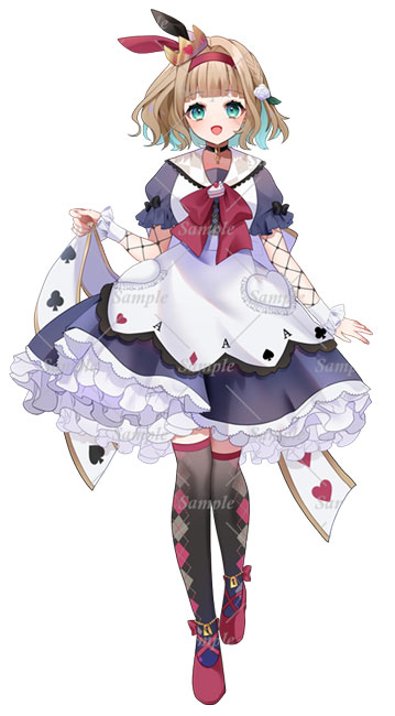 ライバー事務所「ASTER」、アリス風の女の子キャラクターの魂