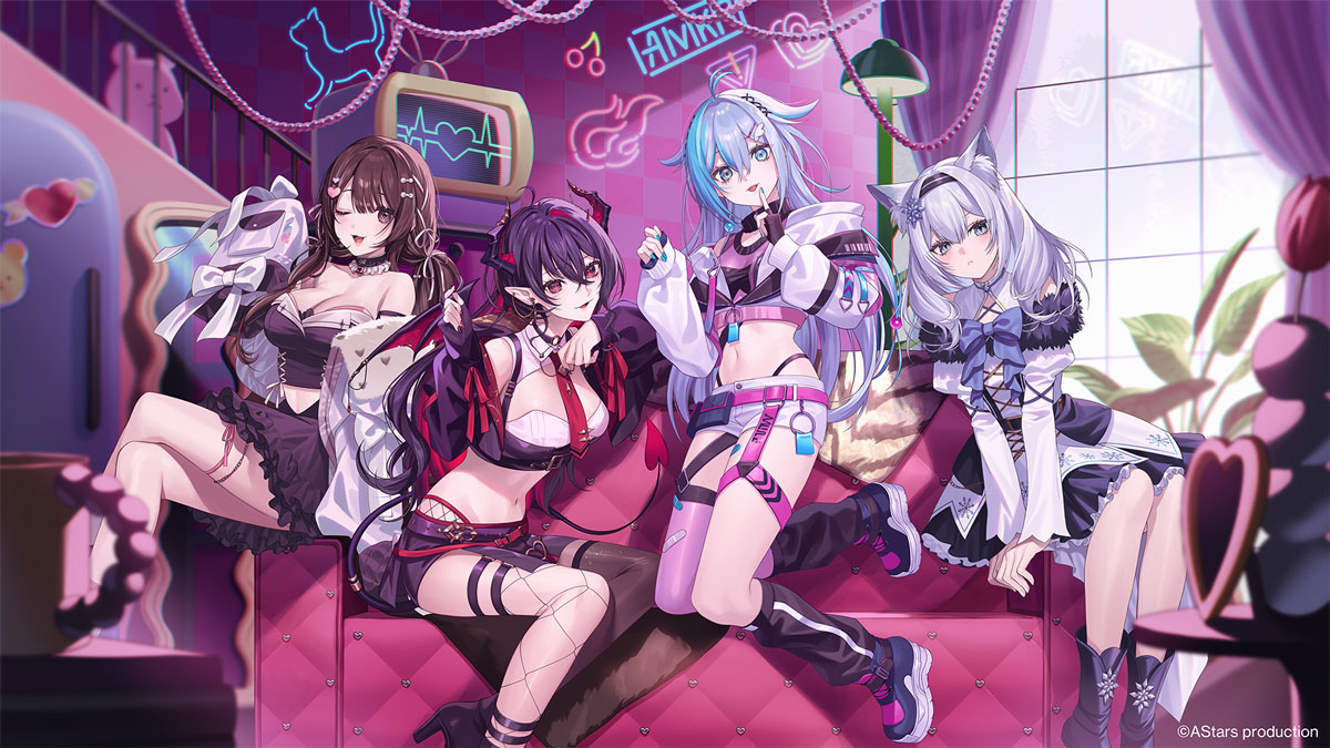 Brave group APAC、東南アジア・タイ語圏向けVTuberプロダクション「AStars production」から初の女性ユニット『Amakara』デビュー