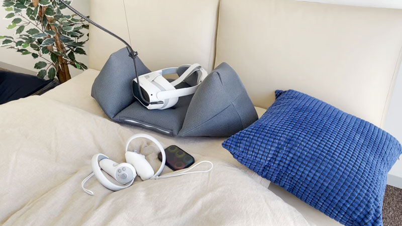 VR睡眠専用まくら「ぶいすいーと」の3Dモデルを配布・販売開始！