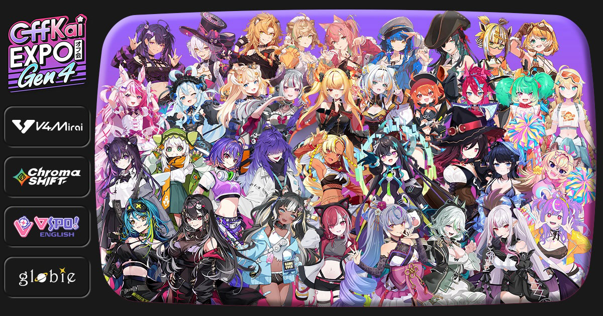 北米のVTuberイベント『OffKai Expo Gen4』にBrave groupから36名のタレントが参加