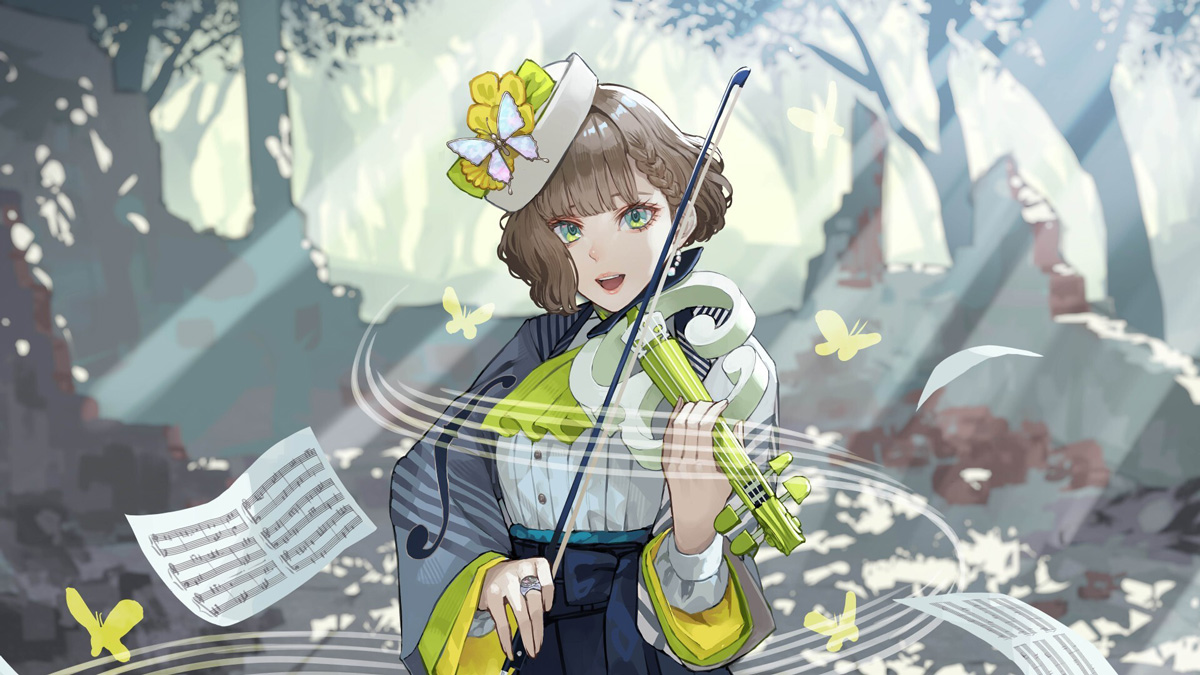 バーチャルアーティスト開発プロジェクト「ポルタメタ」から初のヴァイオリニスト「白玉響ふわり」デビュー！
