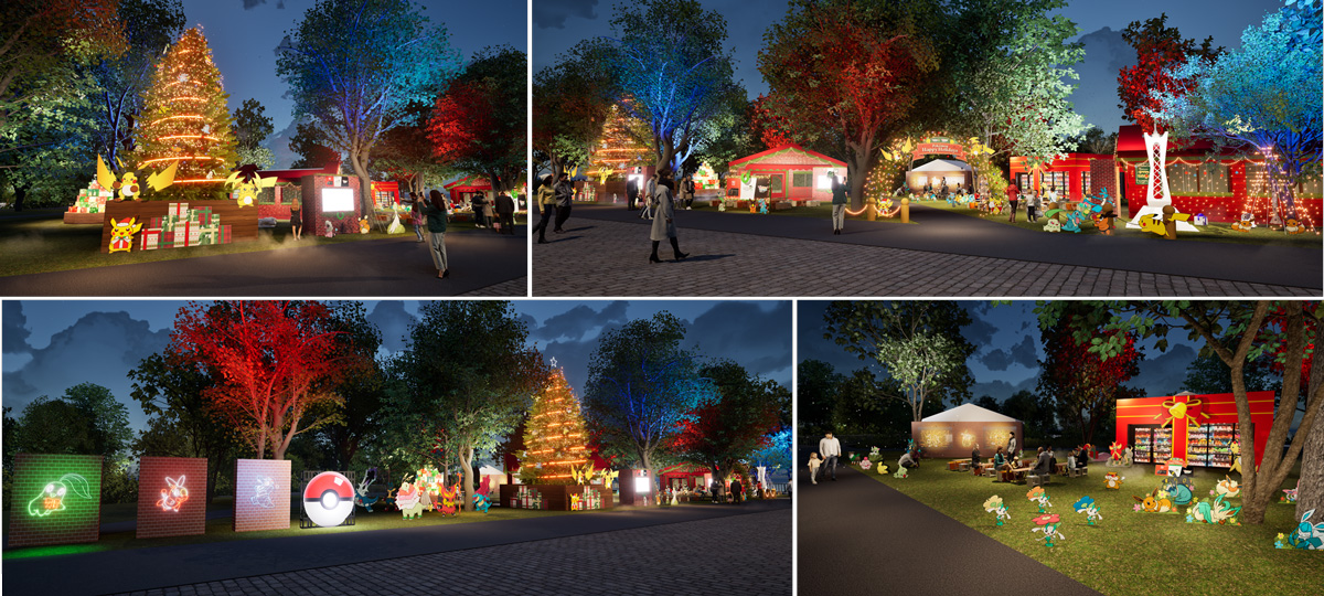 クリスマス仕様のポケモンたちがお出迎え！『Christmas Market in 横浜赤レンガ倉庫』にて「ポケモン」ブースが初出展