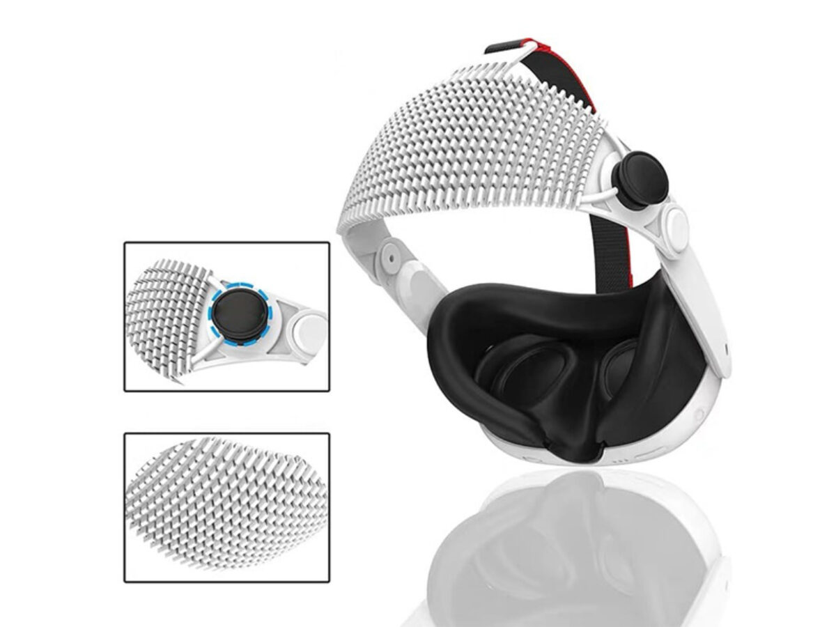 ROOX、VR睡眠にも最適なヘッドストラップ「HMDシリコンメッシュ