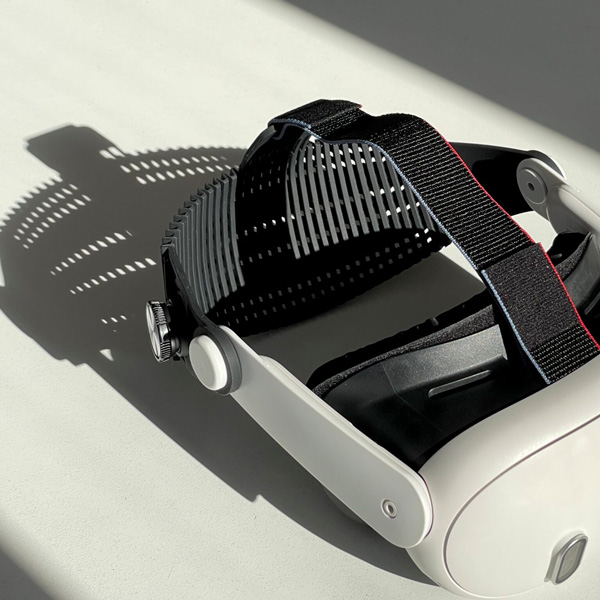 ROOX、VR睡眠にも最適なヘッドストラップ「HMDシリコンメッシュ