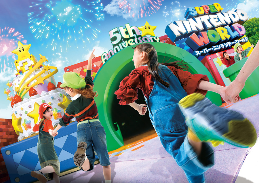 USJ『スーパー・ニンテンドー・ワールド』開業5周年記念