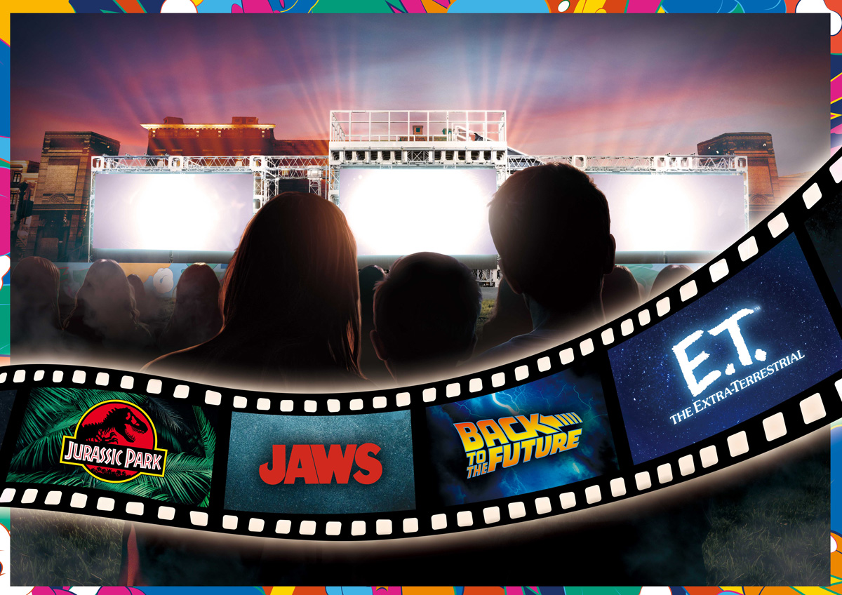 USJ、パーク初の映画鑑賞イベント『シネマナイト・ピクニック ～Discover U!!!～』開催！「ジュラシック・パーク」「ジョーズ」など上映